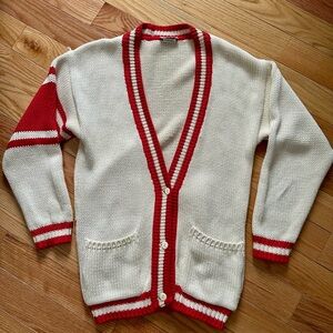 J. Magoni Design Studio Cardigan – Made in France – Size S – 100% Cotton ✨❤️‍🔥